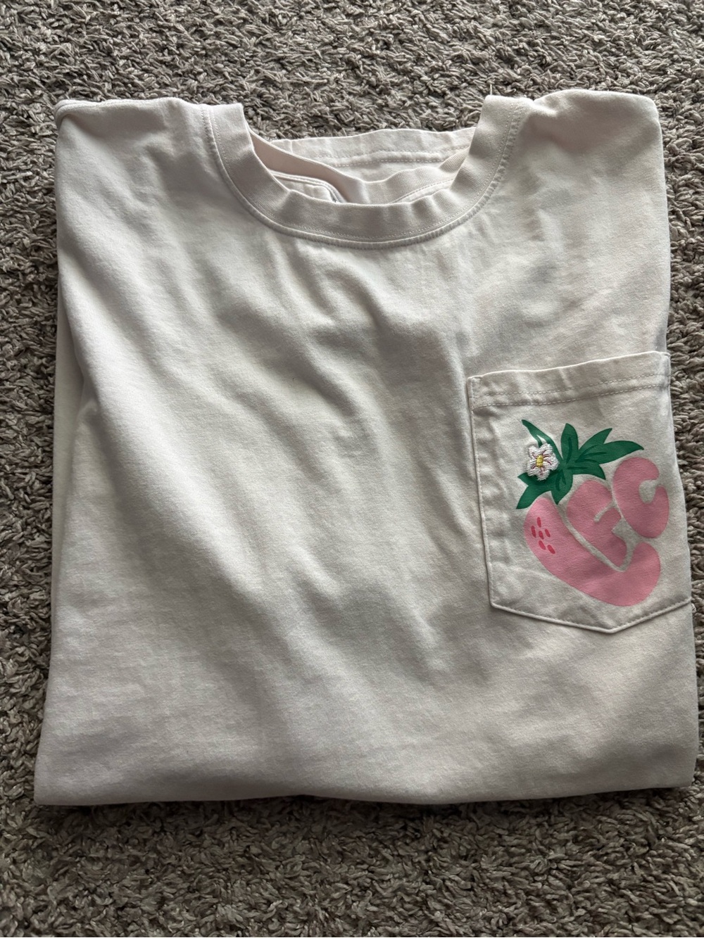 Living Fully Co Strawberry Tshirt